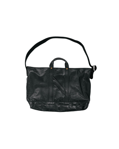 NICENESS H.Ledz Horse Leather Shoulder Strap Bag Black
