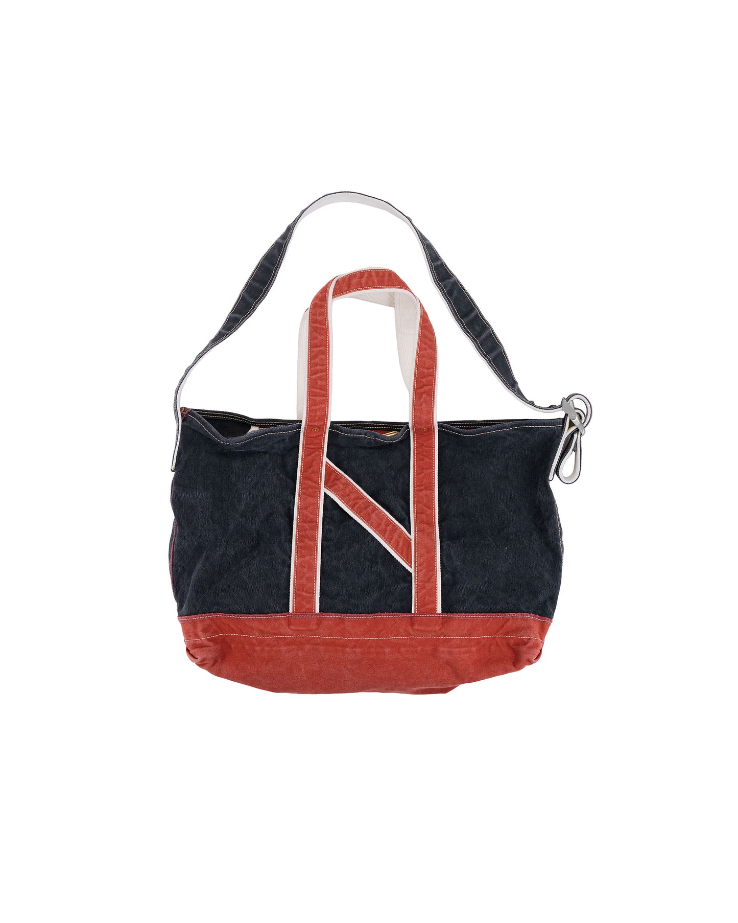 lost & found NICENESS NICENESS L.Lesh Canvas Shoulder Bag Strap Black/Red
