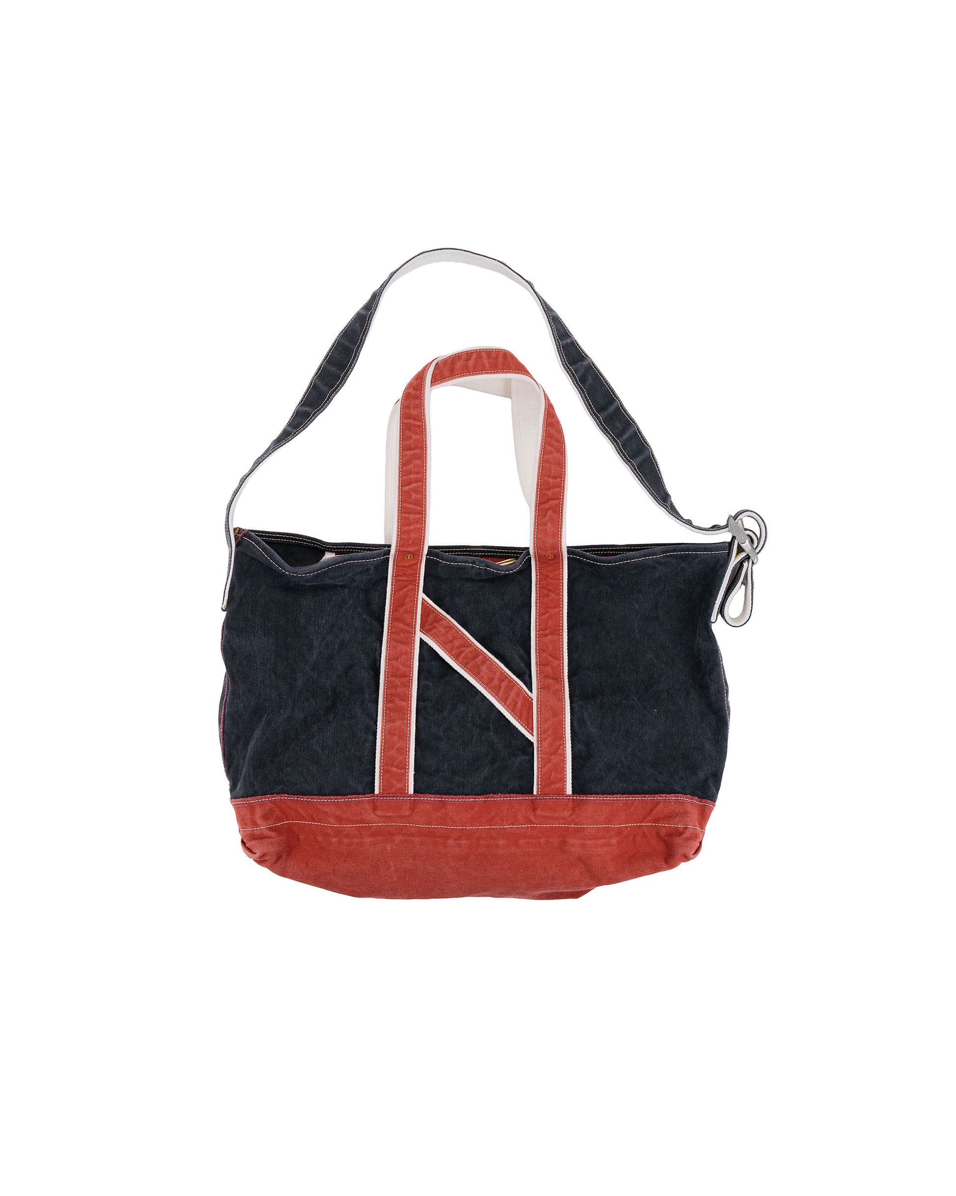 lost & found NICENESS NICENESS L.Lesh Canvas Shoulder Bag Strap Black/Red