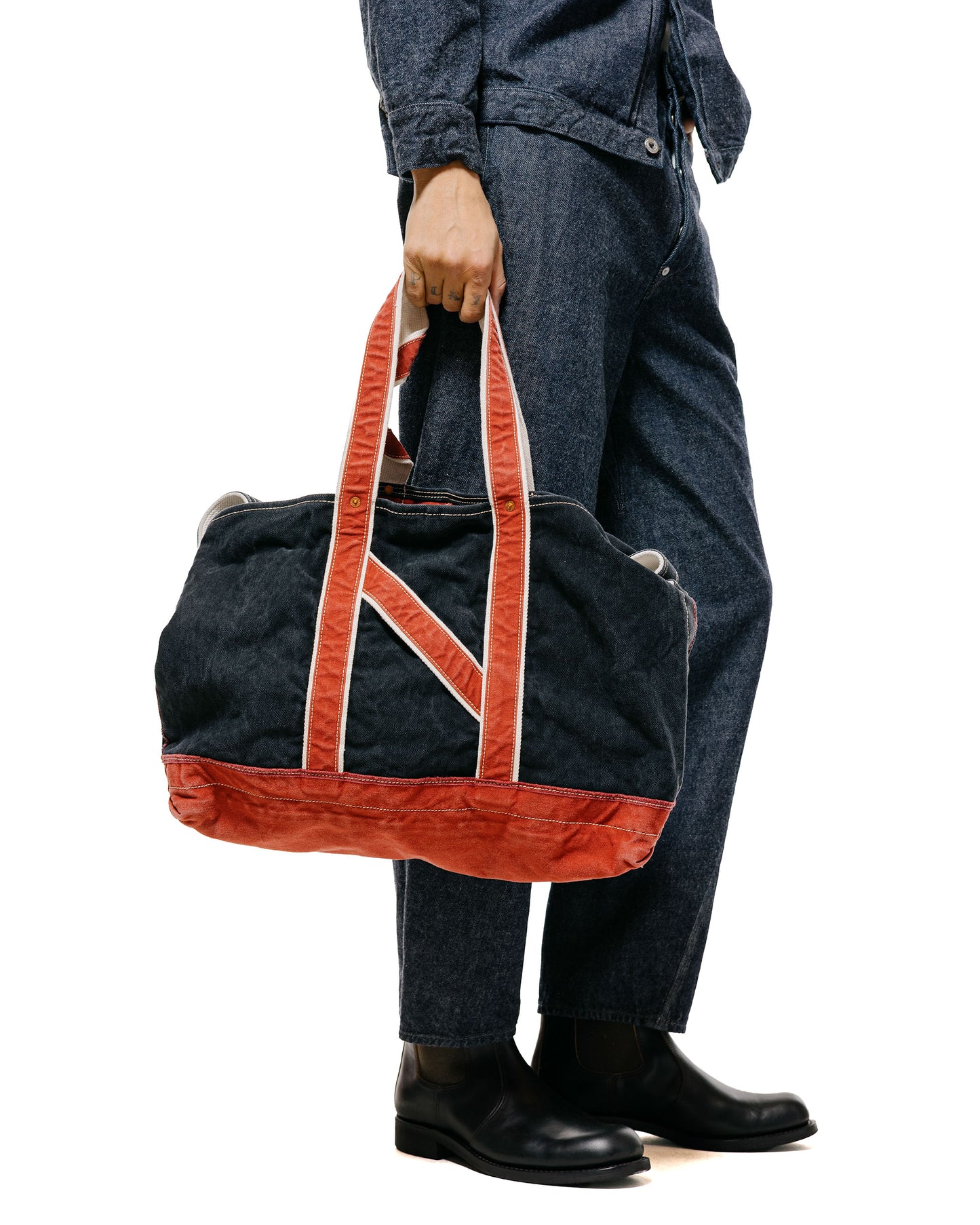 lost & found NICENESS NICENESS L.Lesh Canvas Shoulder Bag Strap Black/Red