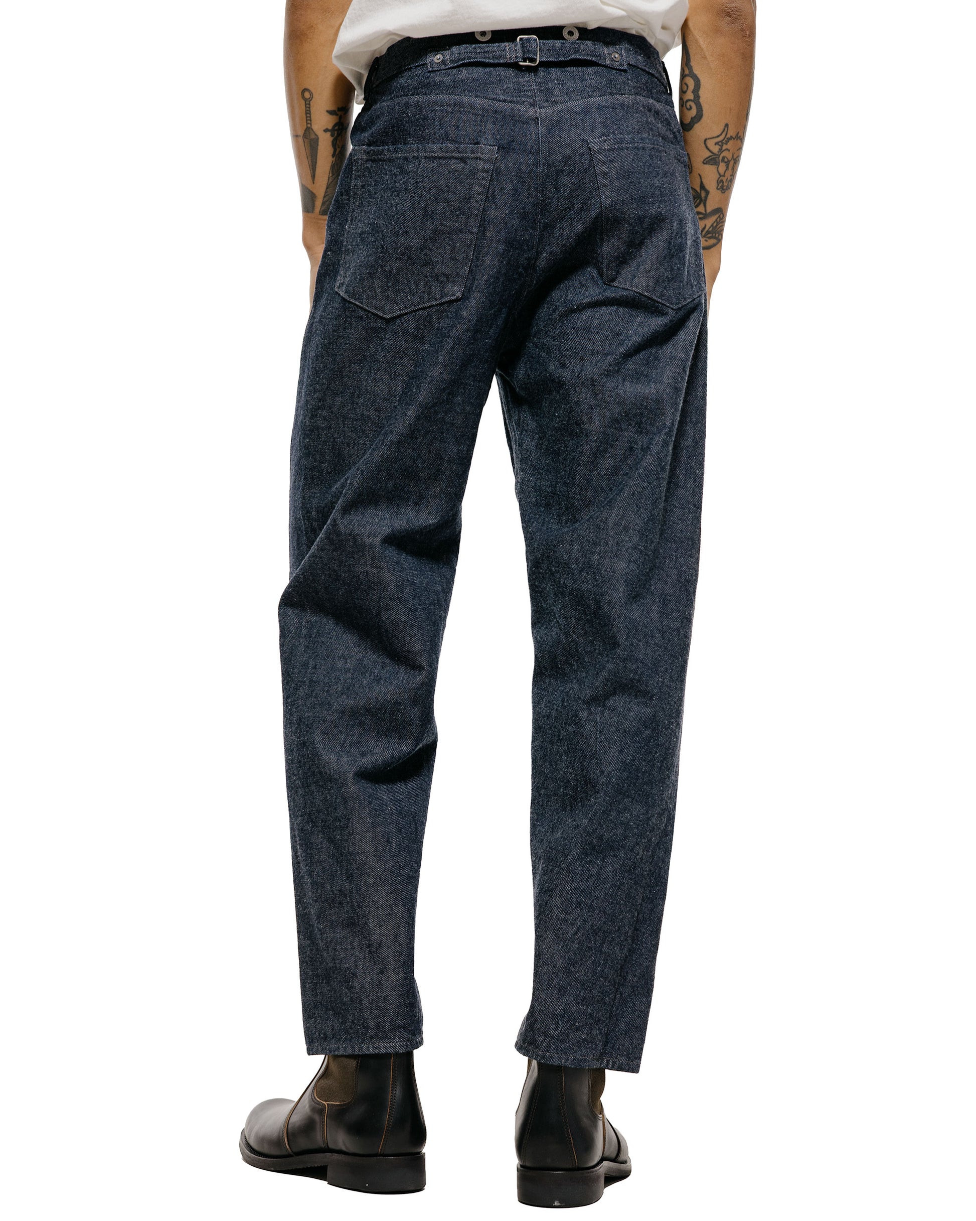 lost & found NICENESS NICENESS Sharky Raw Denim Twist Jeans Indigo