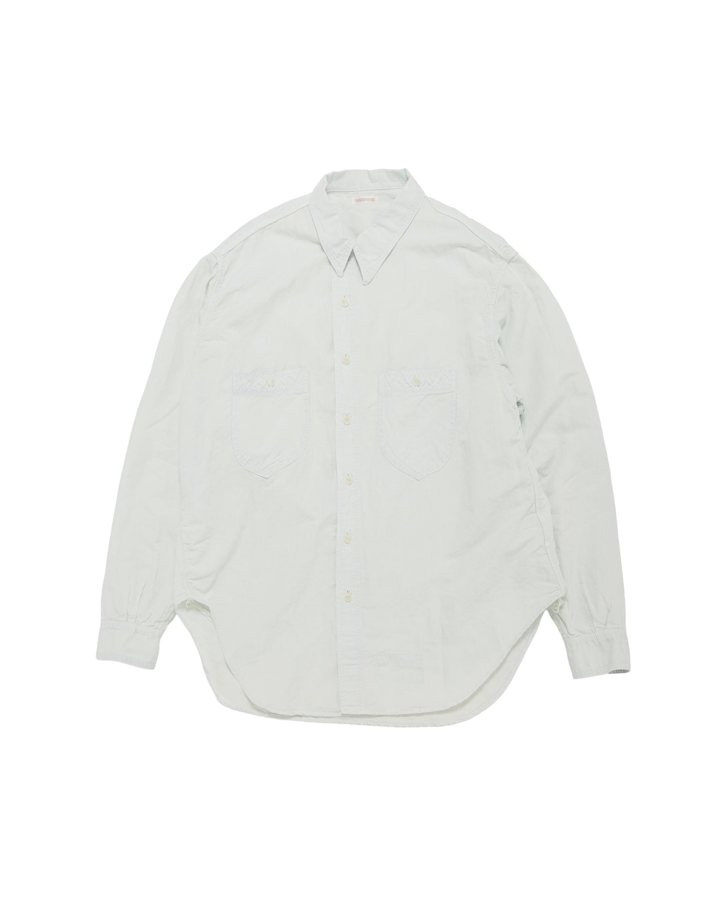NICENESS Elmes Articulated Shirt Ice Blue