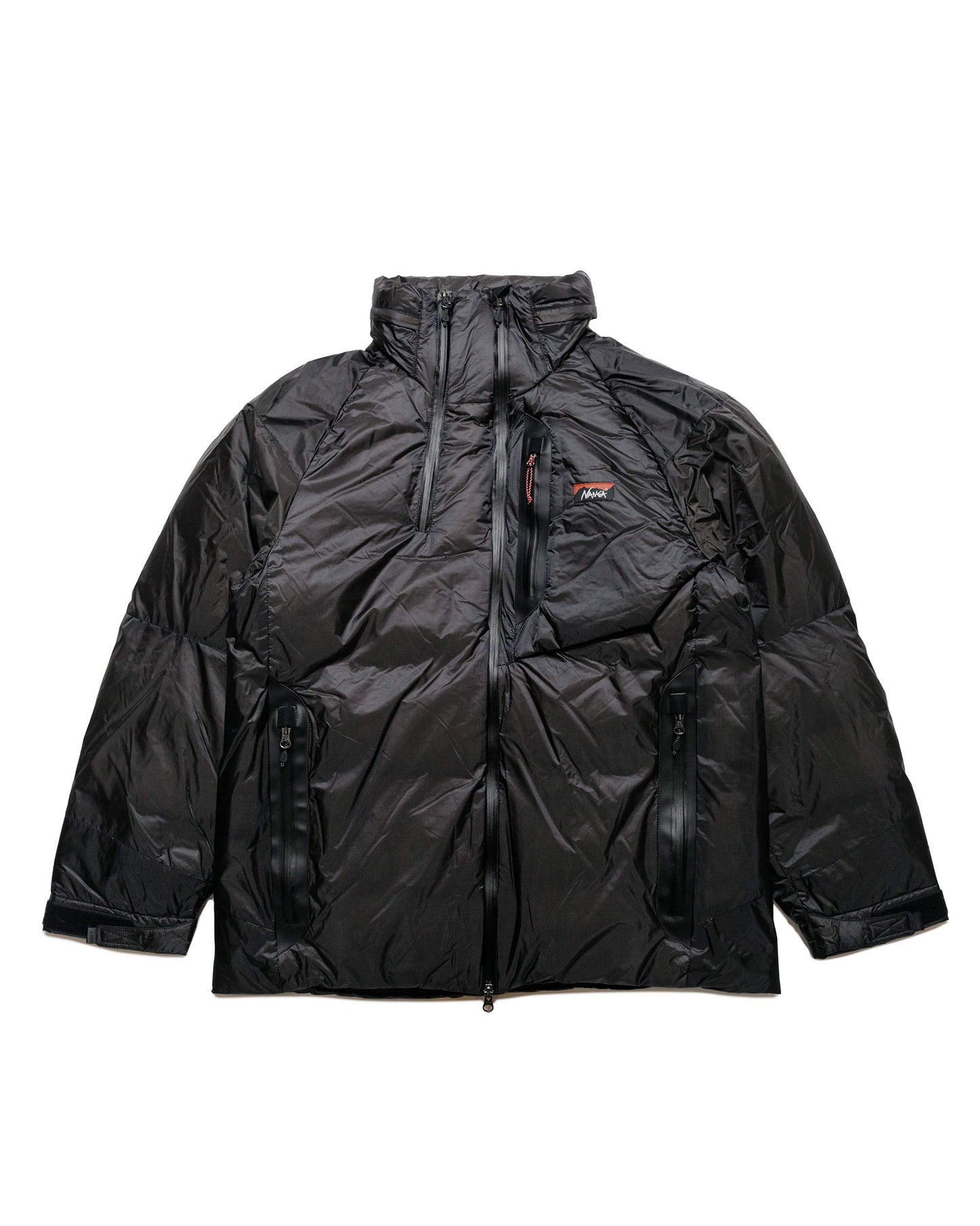 lost & found Nanga Nanga Aurora Tex Light Stand Collar Down Jacket Mikami Black