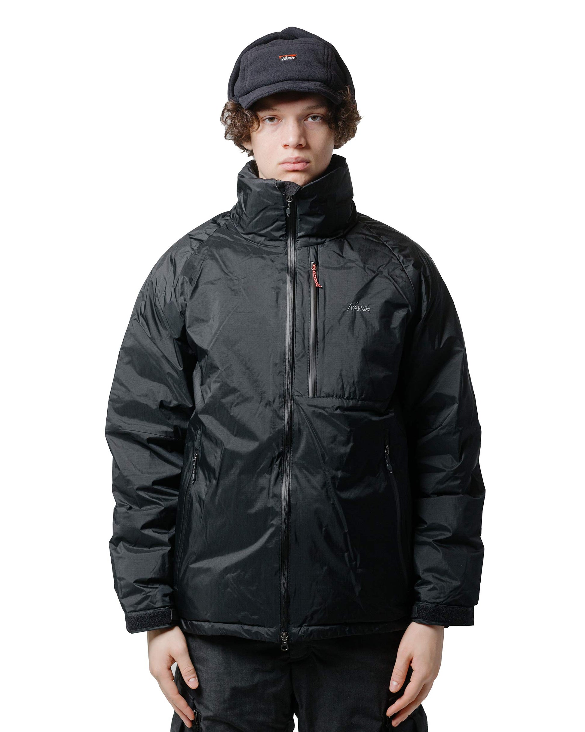 lost & found Nanga Nanga Aurora Tex Stand Collar Down Jacket Black