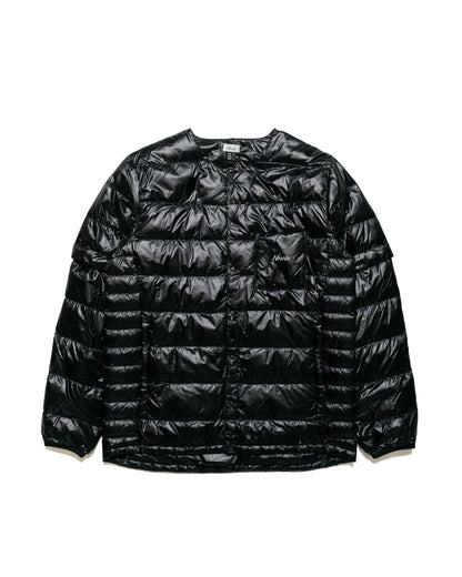 lost & found Nanga Nanga Inner Down Cardigan Detachable Sleeve Black