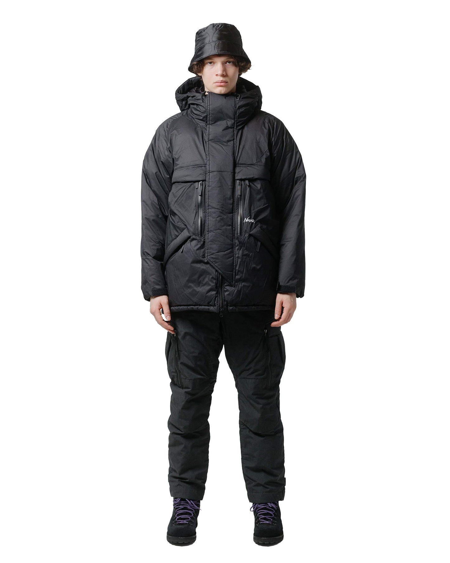 lost & found Nanga Nanga Mountain Belay Coat Black