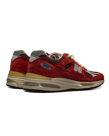 New Balance U991RS2 Karanda Red/Cordovan/Harbor Mist