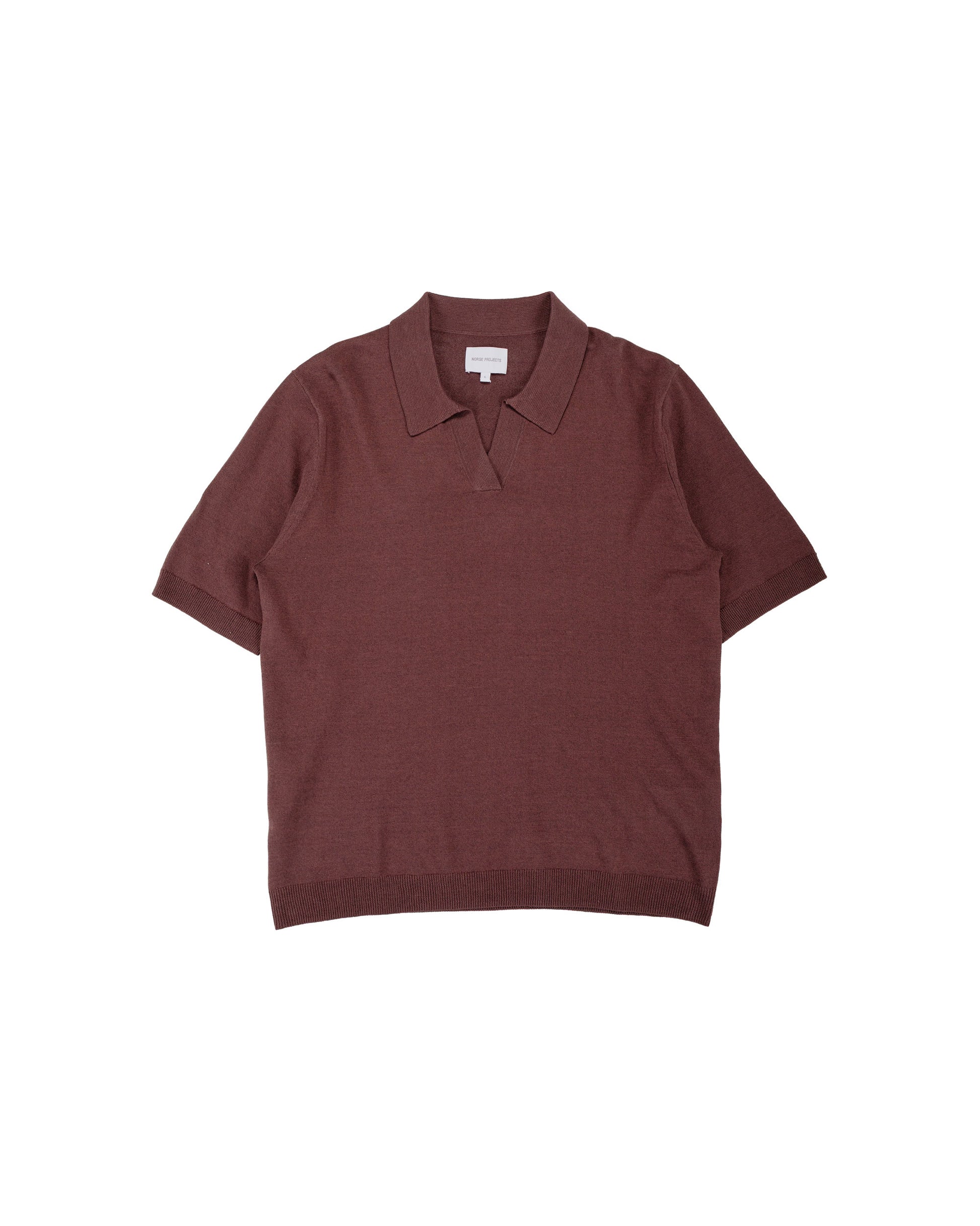 lost & found Norse Projects Norse Projects Anholt Cotton Paper Polo Shale