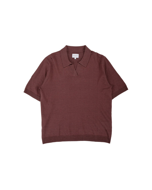 lost & found Norse Projects Norse Projects Anholt Cotton Paper Polo Shale