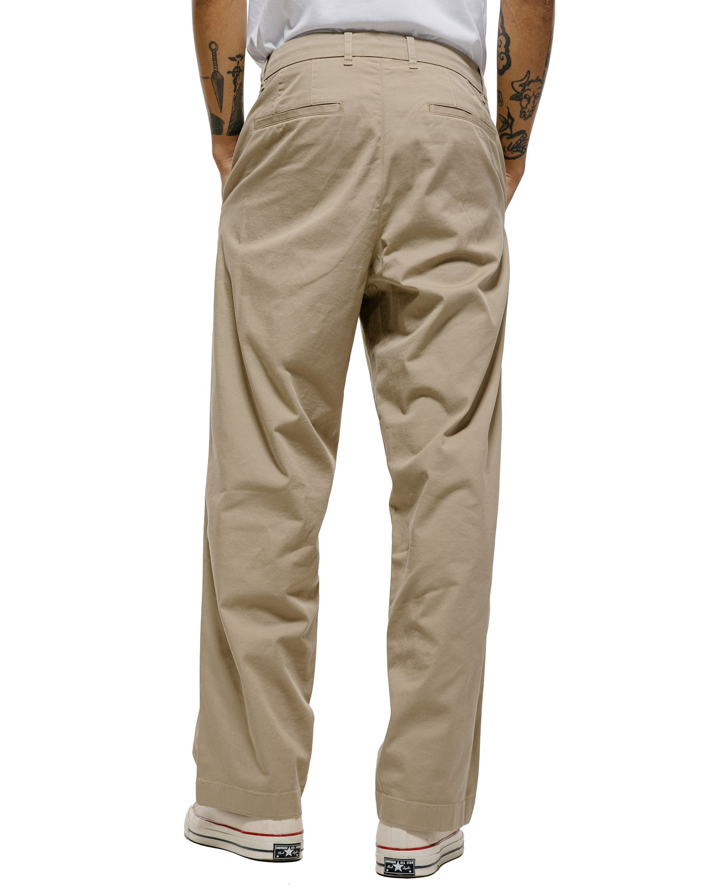 lost & found Norse Projects Norse Projects Hestur Relaxed Twill Pleated Trouser Light Khaki