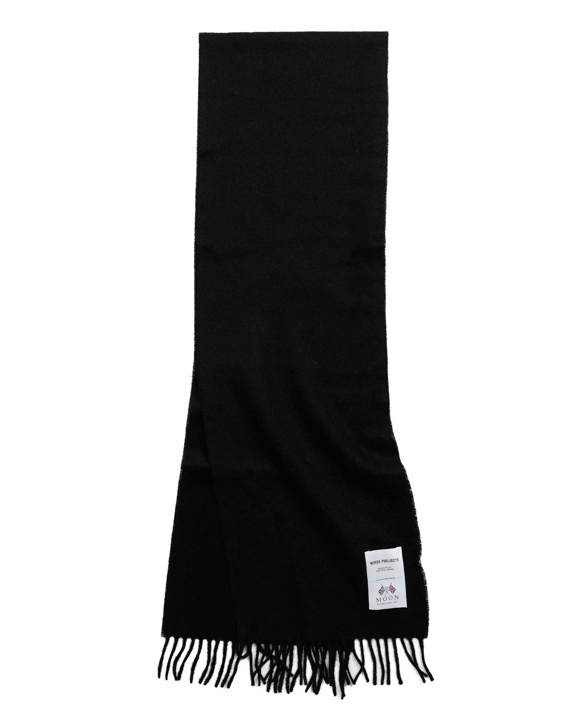 lost & found Norse Projects Norse Projects Moon Lambswool Scarf Black