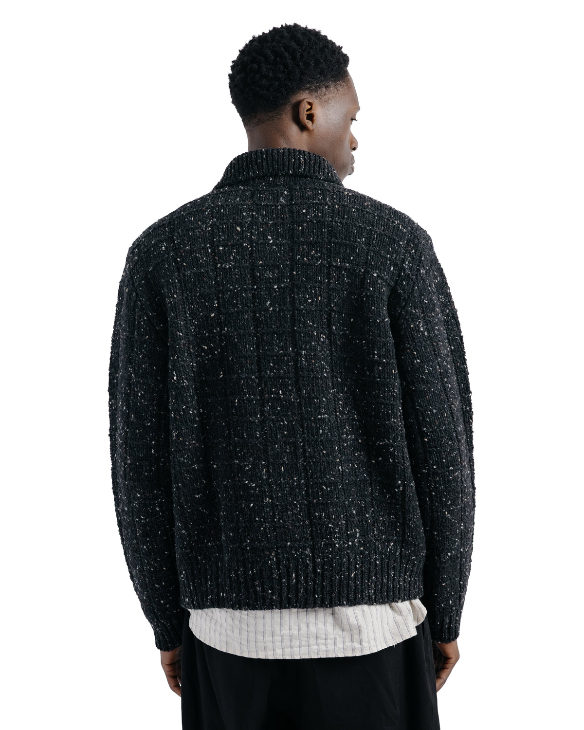 Norse Projects Aldrup Donegal Square Jacket Charcoal Melange