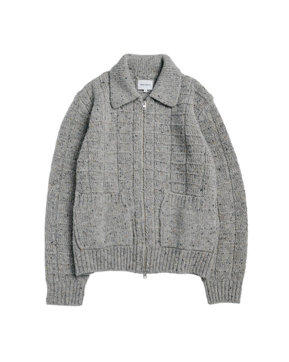 Norse Projects Aldrup Donegal Square Jacket Light Grey Melange