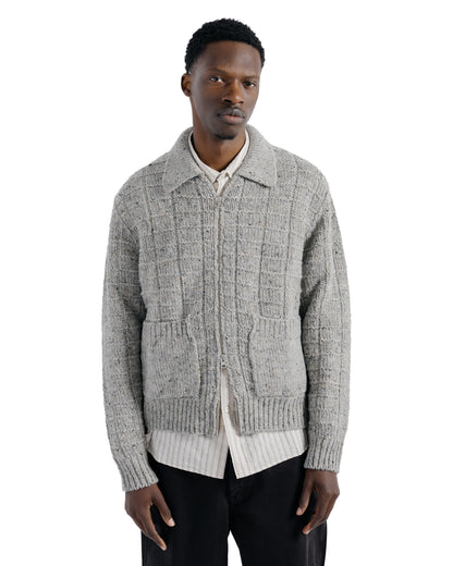 Norse Projects Aldrup Donegal Square Jacket Light Grey Melange