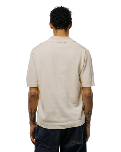 lost & found Norse Projects Norse Projects Anholt Cotton Paper Polo Natural Ecru