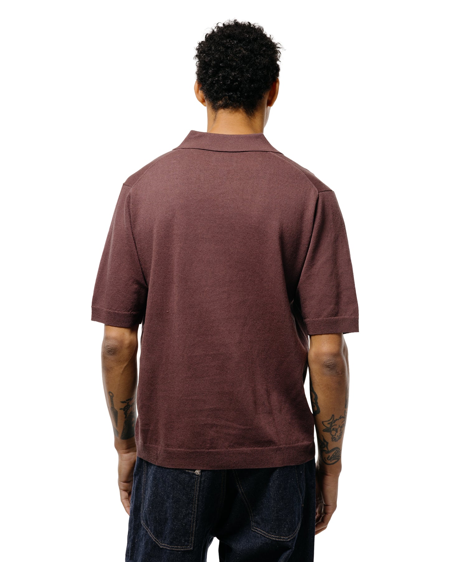 lost & found Norse Projects Norse Projects Anholt Cotton Paper Polo Shale