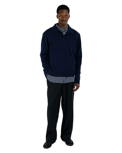 Norse Projects Anholt Lambswool Dark Navy