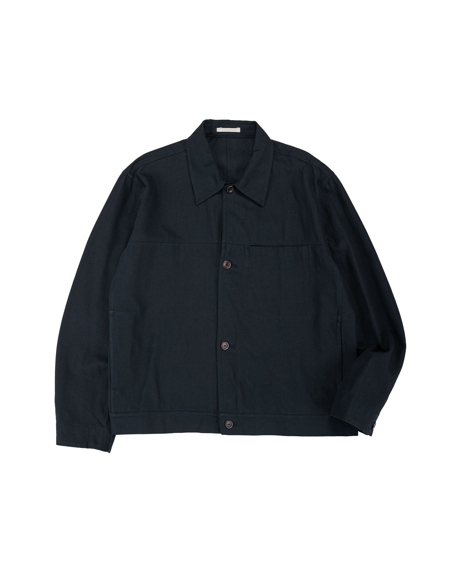 lost & found Norse Projects Norse Projects Arresskov Cotton Linen Twill Overshirt Dark Navy