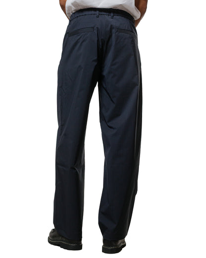 lost & found Norse Projects Norse Projects Benn Relaxed Cavalry Cotton Wool Pleated Trouser Dark Navy