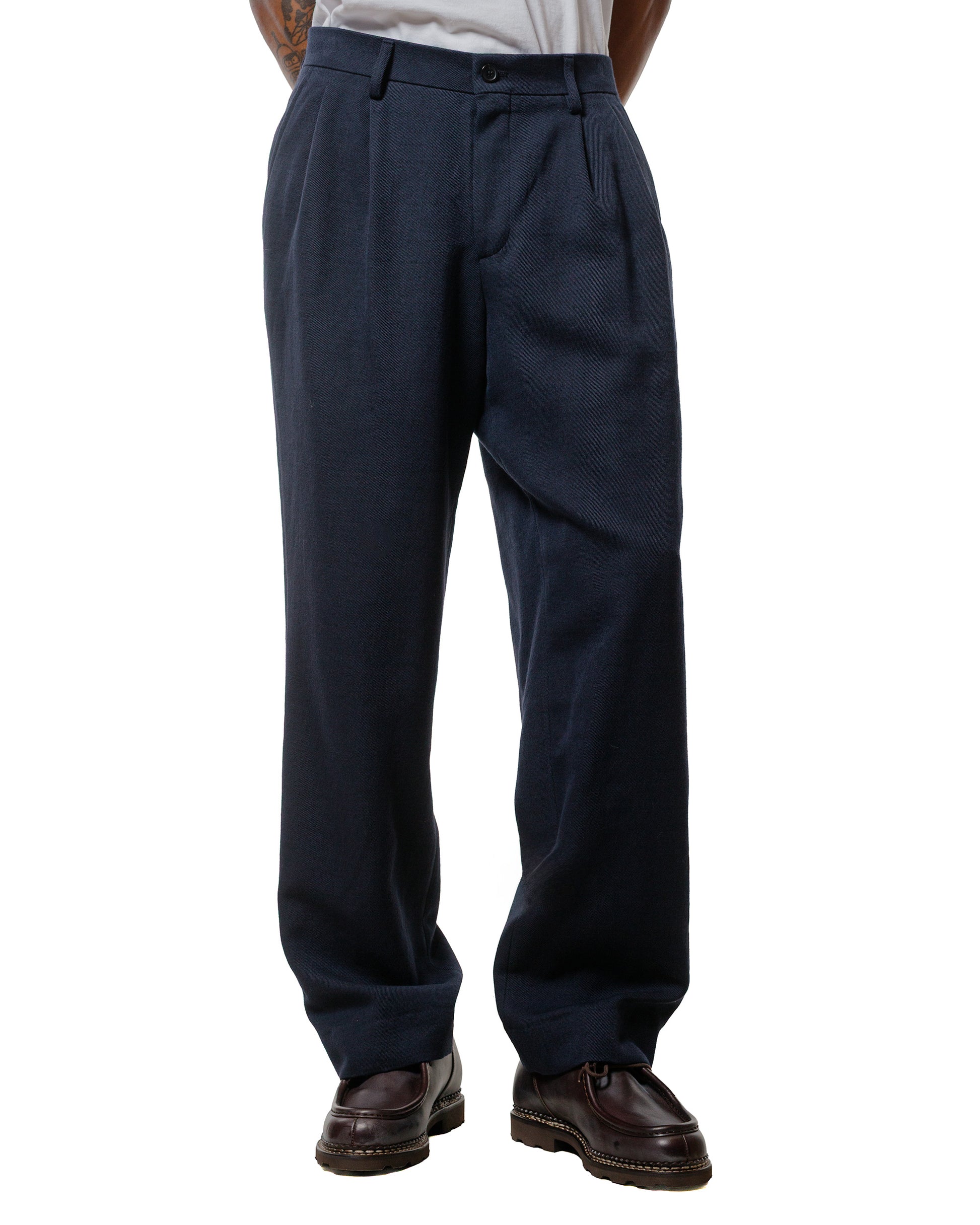lost & found Norse Projects Norse Projects Benn Relaxed Alpinix Smart Merino Pants Dark Navy