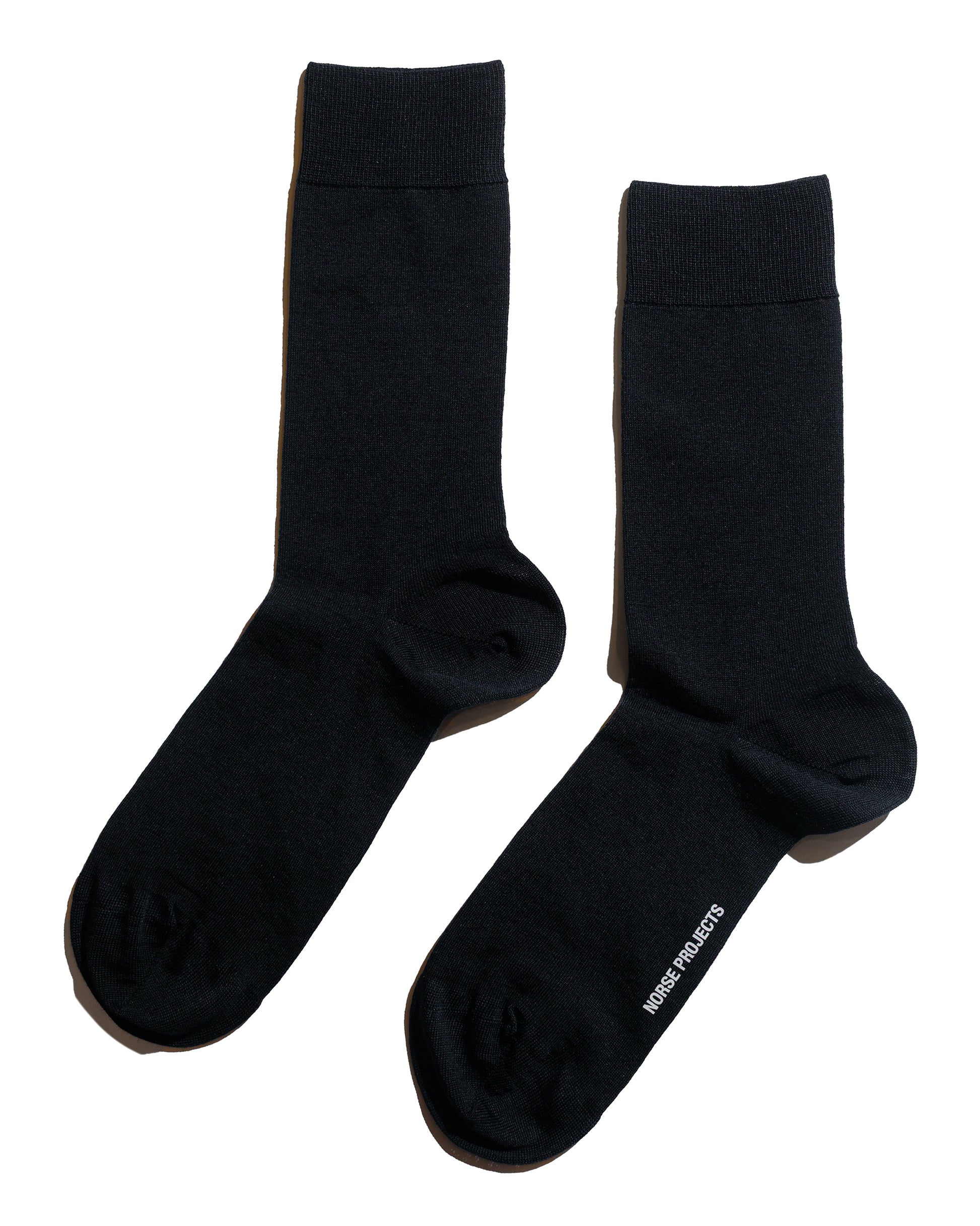 lost & found Norse Projects Norse Projects Bjarki Tech Merino Sock All Black