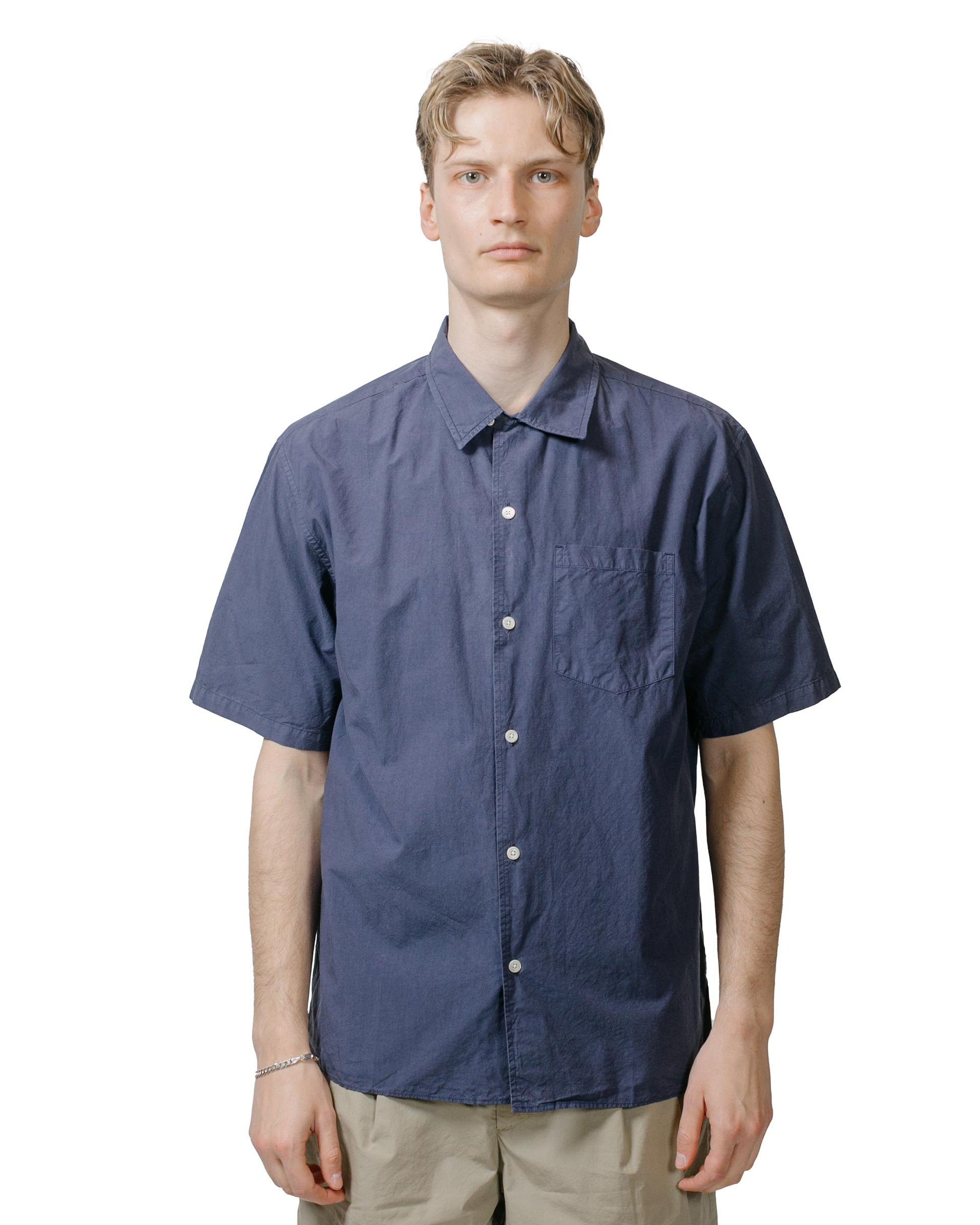 lost & found Norse Projects Norse Projects Carsten Cotton Tencel Calcite Blue