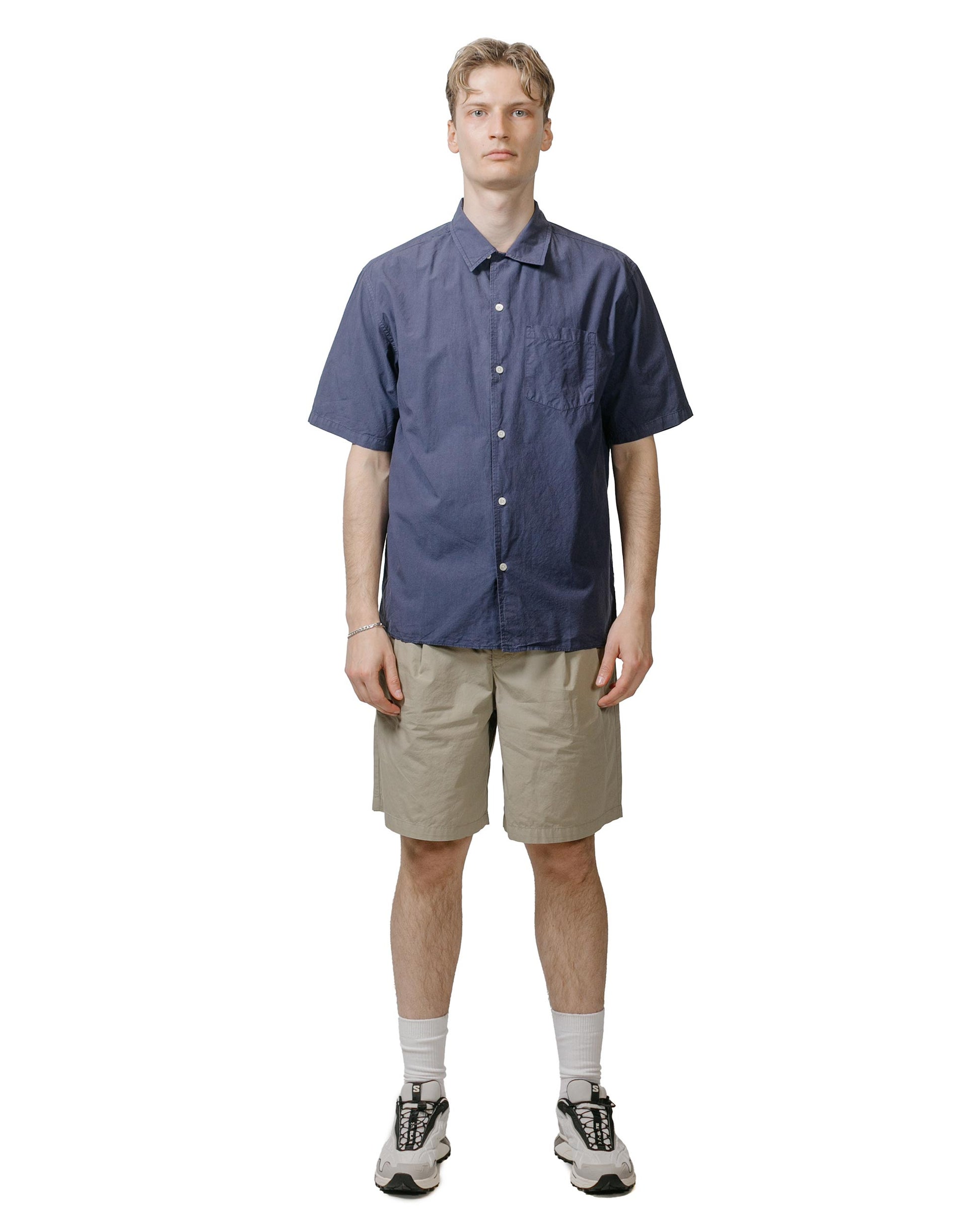 lost & found Norse Projects Norse Projects Carsten Cotton Tencel Calcite Blue