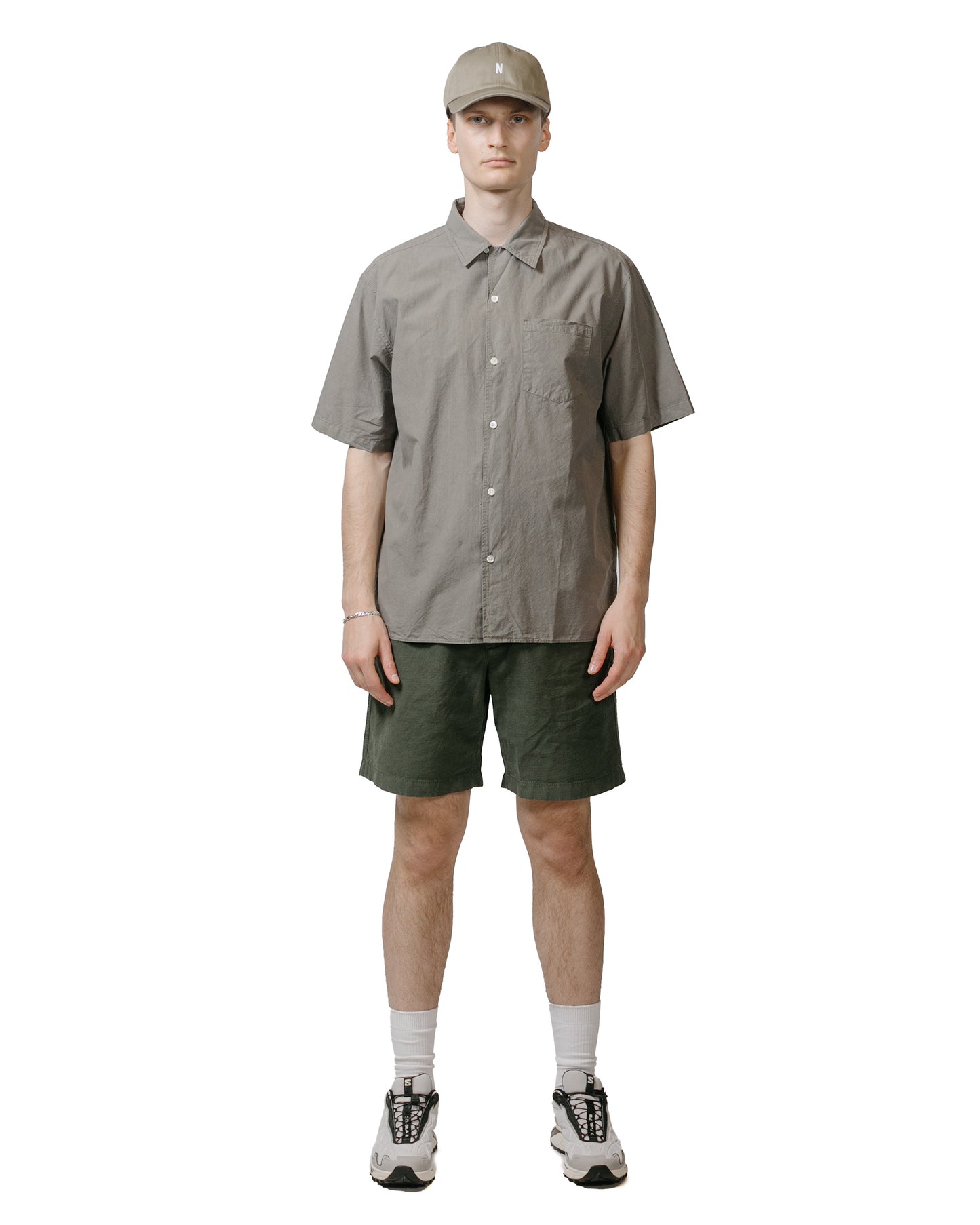 lost & found Norse Projects Norse Projects Carsten Cotton Tencel Mid Khaki
