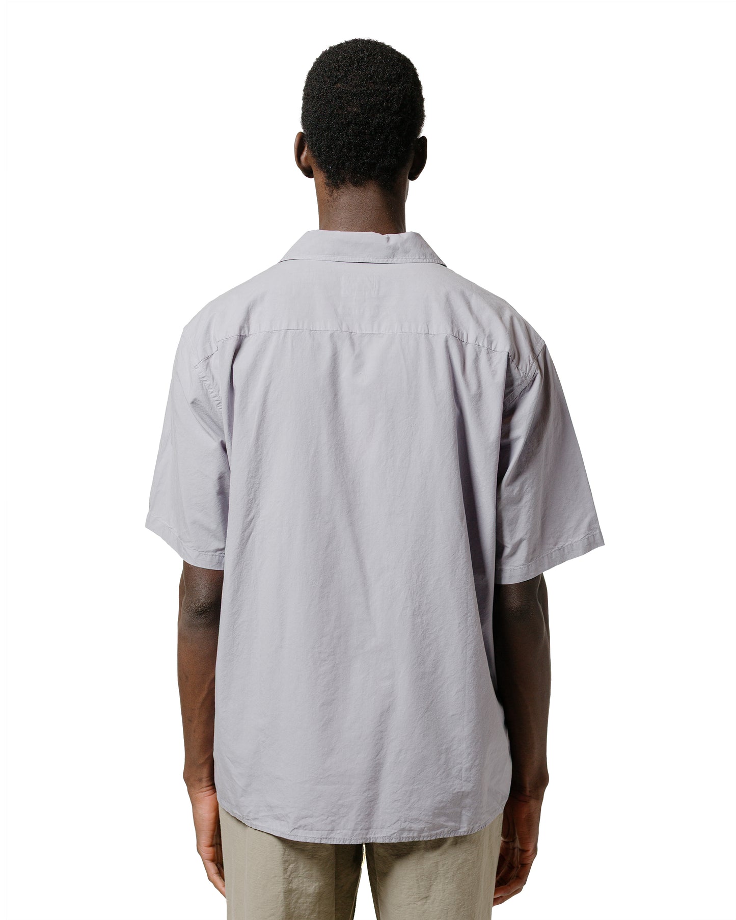 lost & found Norse Projects Norse Projects Carsten Cotton Tencel Shirt Crocus Purple