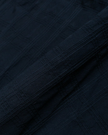 lost & found Norse Projects Norse Projects Carsten Relaxed Dobby Check Shirt Dark Navy
