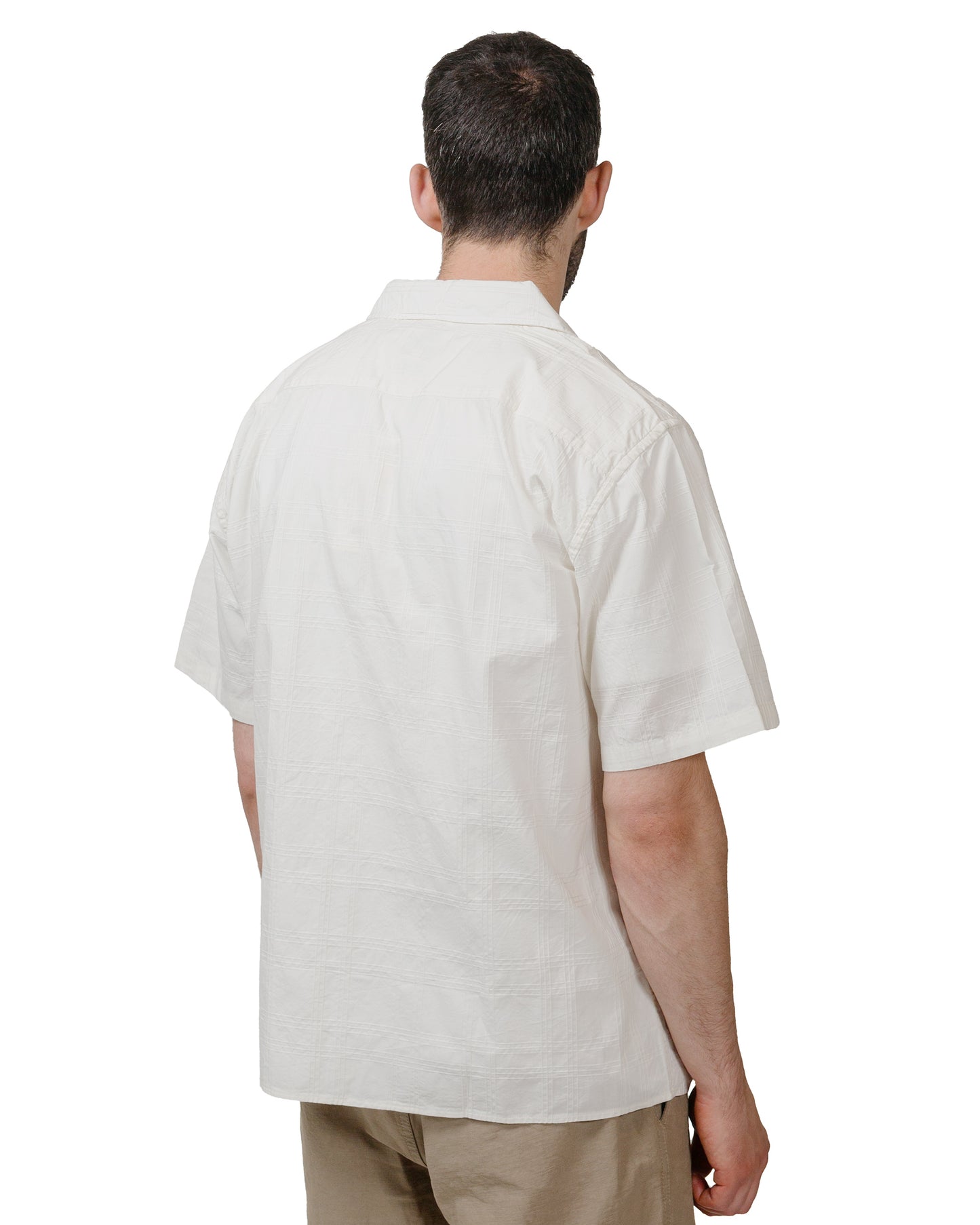 lost & found Norse Projects Norse Projects Carsten Relaxed Dobby Check Shirt Ecru