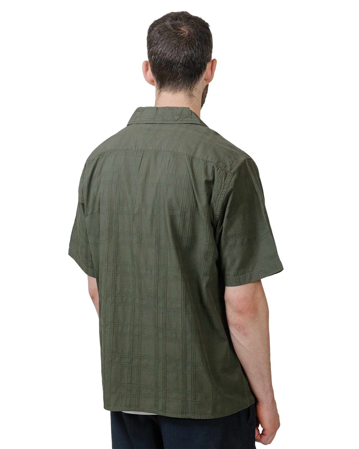 lost & found Norse Projects Norse Projects Carsten Relaxed Dobby Check Shirt Spruce Green
