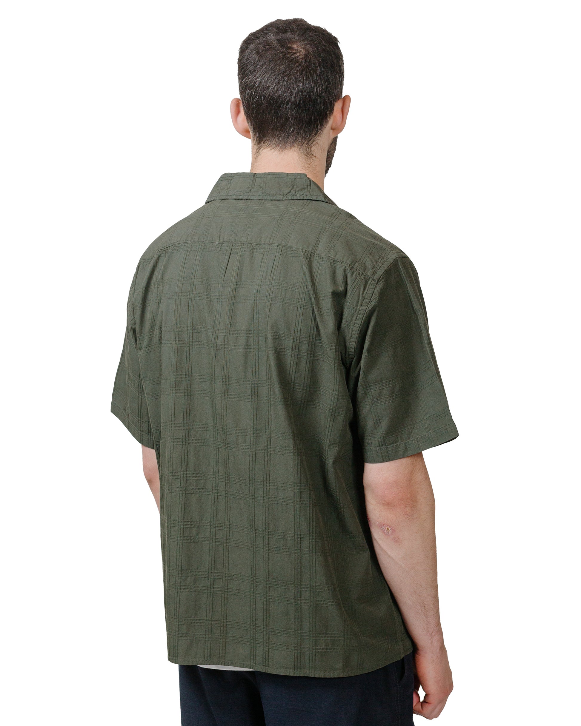 lost & found Norse Projects Norse Projects Carsten Relaxed Dobby Check Shirt Spruce Green