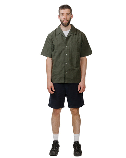 lost & found Norse Projects Norse Projects Carsten Relaxed Dobby Check Shirt Spruce Green