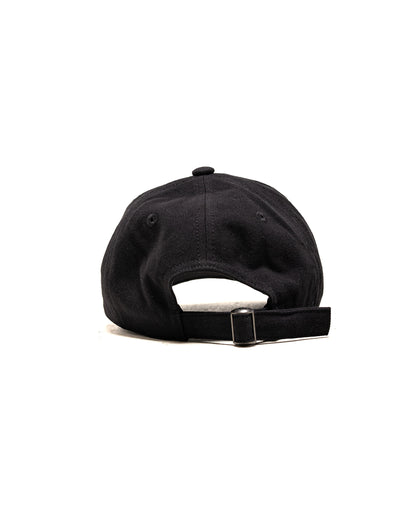 lost & found Norse Projects Norse Projects Cotton Wool Herringbone Twill 6-Panel Cap Black