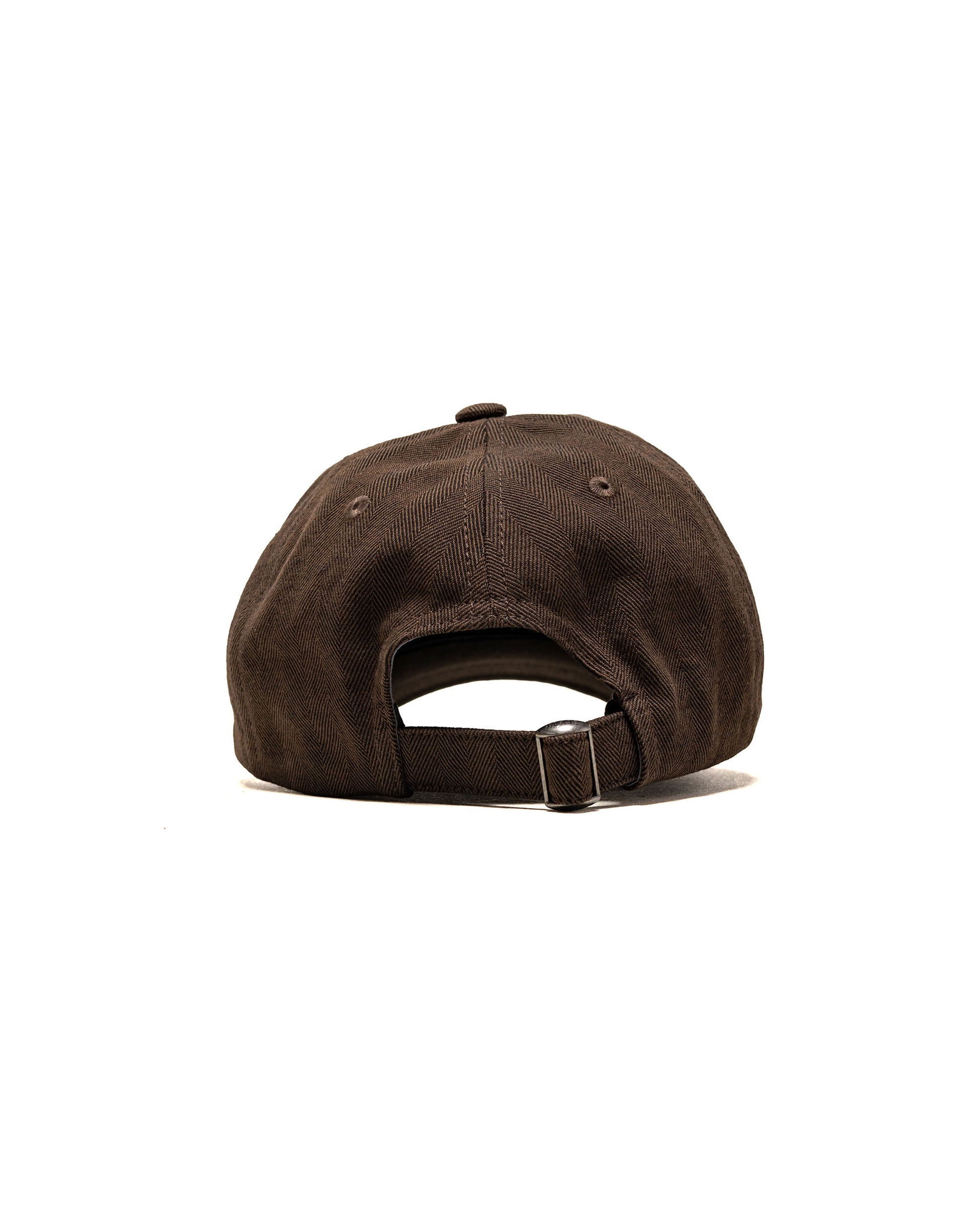 lost & found Norse Projects Norse Projects Cotton Wool Herringbone Twill 6-Panel Cap Delicioso Brown
