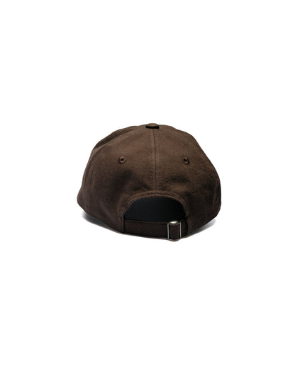 Norse Projects Cotton Wool Twill 6-Panel Cap Delicioso Brown