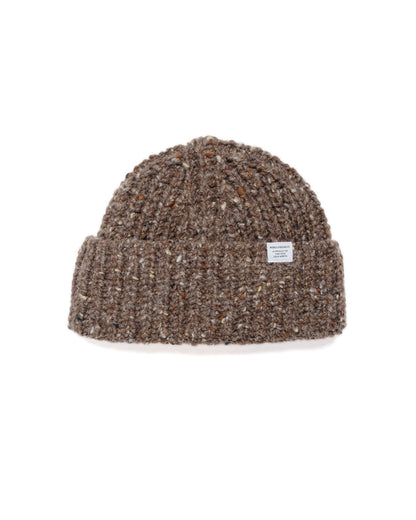 lost & found Norse Projects Norse Projects Daniel Donegal Rib Beanie Seal Brown