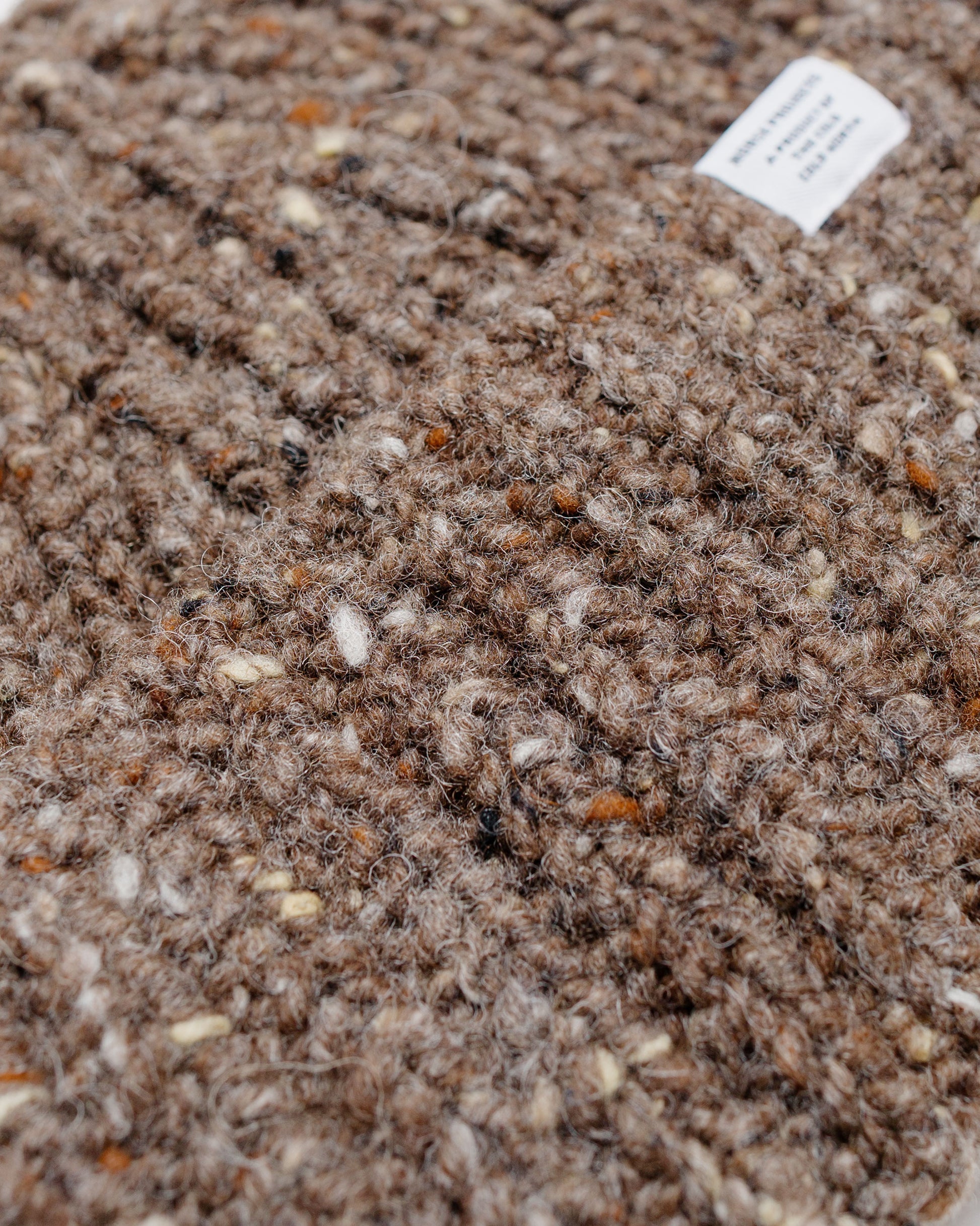 lost & found Norse Projects Norse Projects Daniel Donegal Rib Beanie Seal Brown