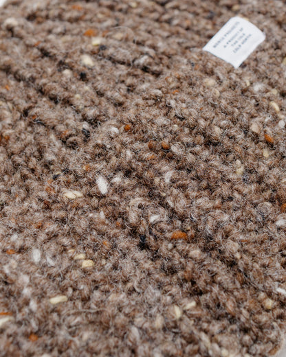 lost & found Norse Projects Norse Projects Daniel Donegal Rib Beanie Seal Brown