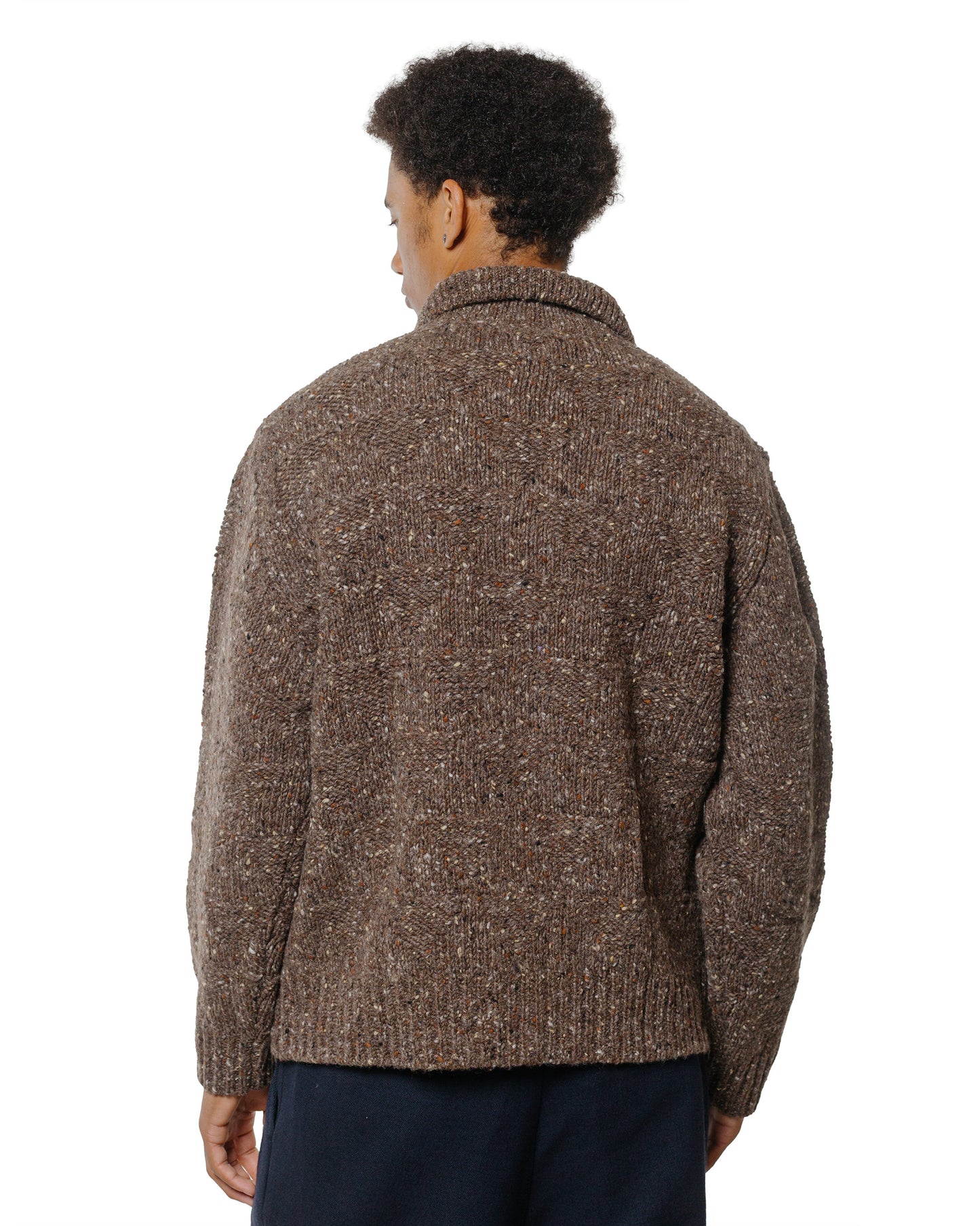 lost & found Norse Projects Norse Projects Erik Donegal Diamond Jacket Seal Brown