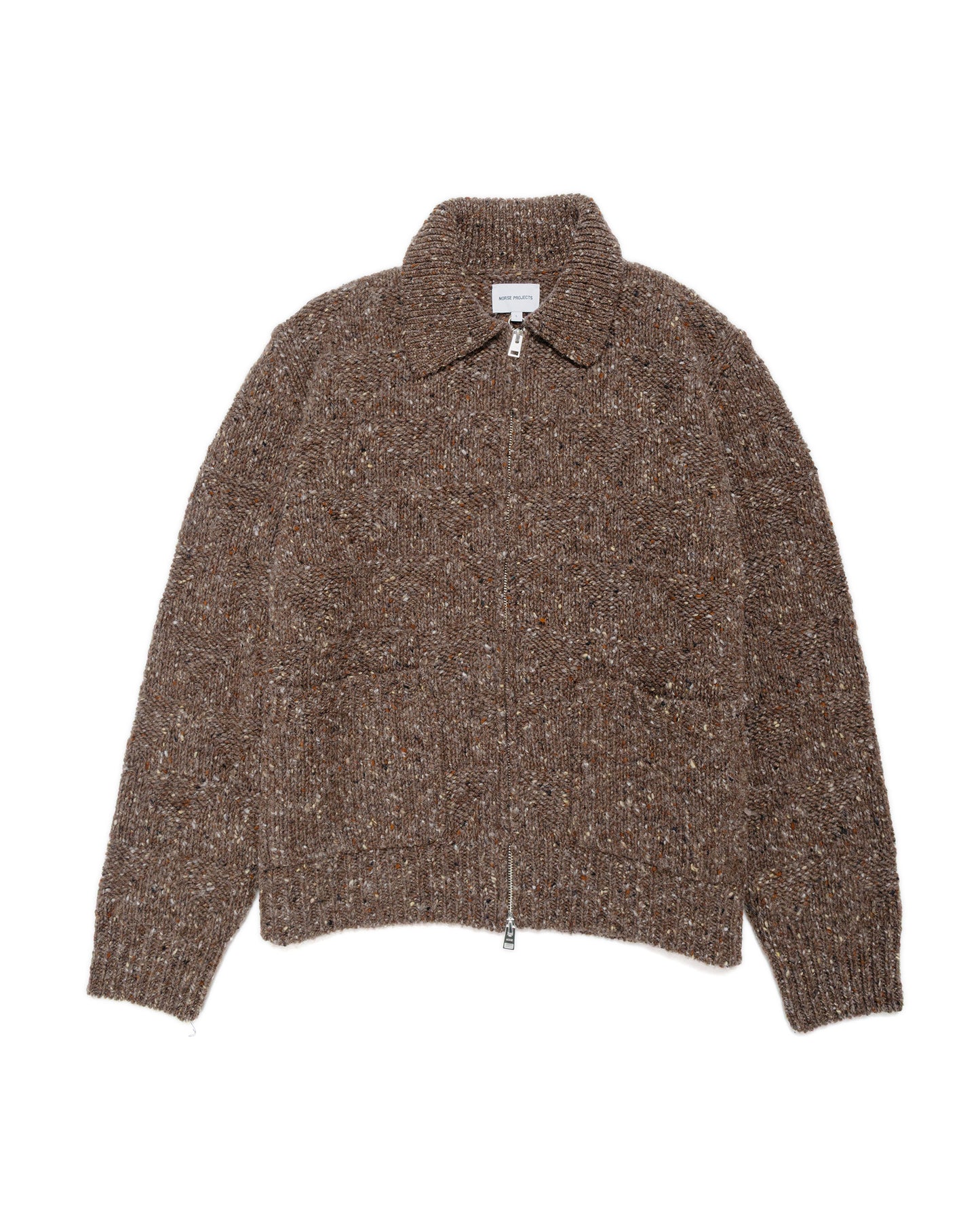lost & found Norse Projects Norse Projects Erik Donegal Diamond Jacket Seal Brown