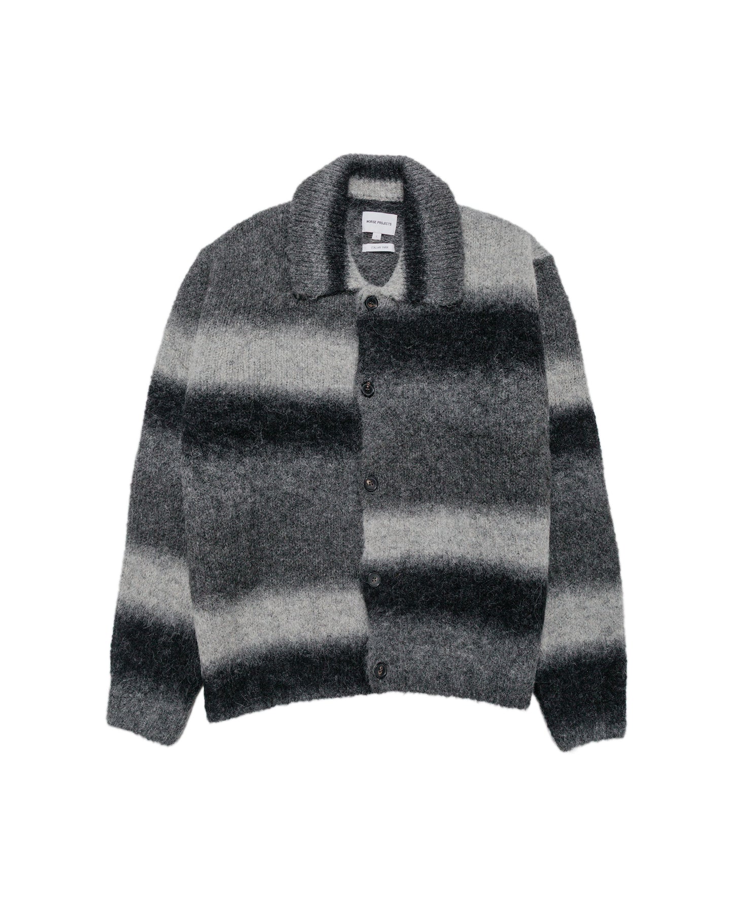 lost & found Norse Projects Norse Projects Erik Gradient Alpaca Wool Jacket Charcoal Melange