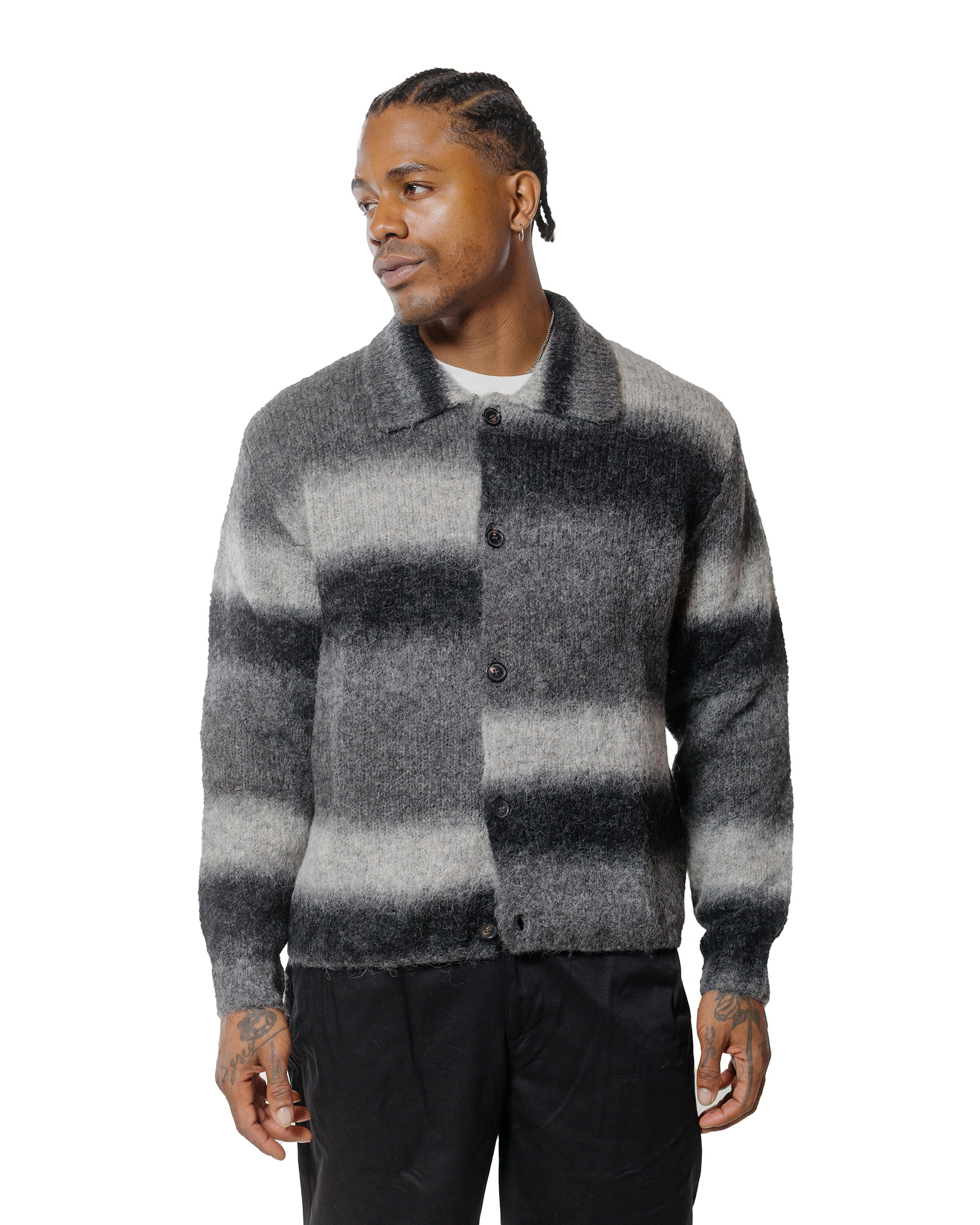 lost & found Norse Projects Norse Projects Erik Gradient Alpaca Wool Jacket Charcoal Melange
