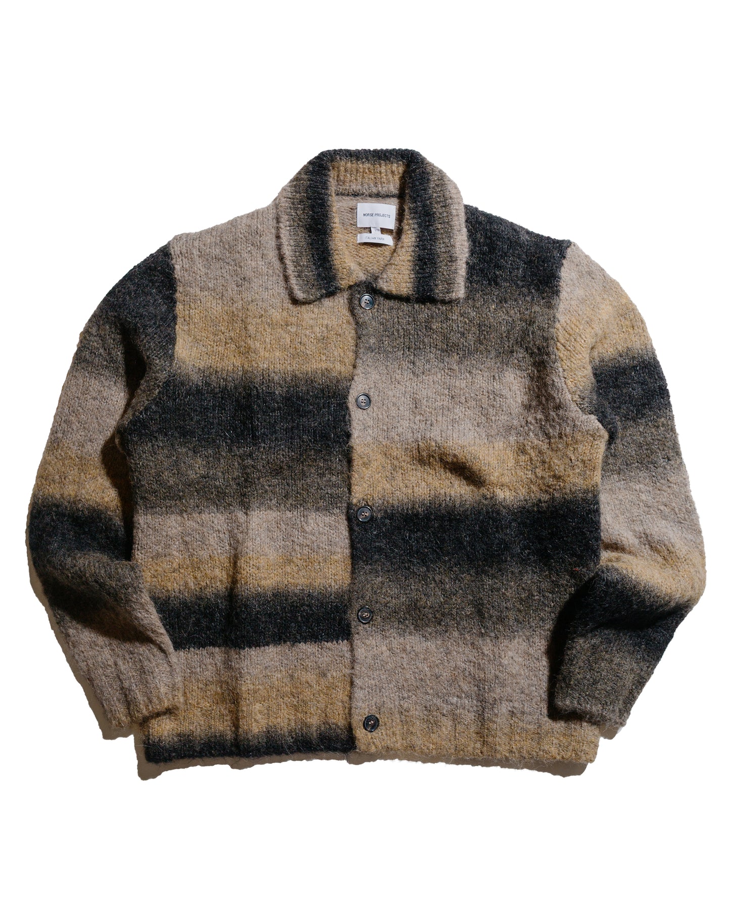 lost & found Norse Projects Norse Projects Erik Gradient Alpaca Wool Jacket Utility Khaki