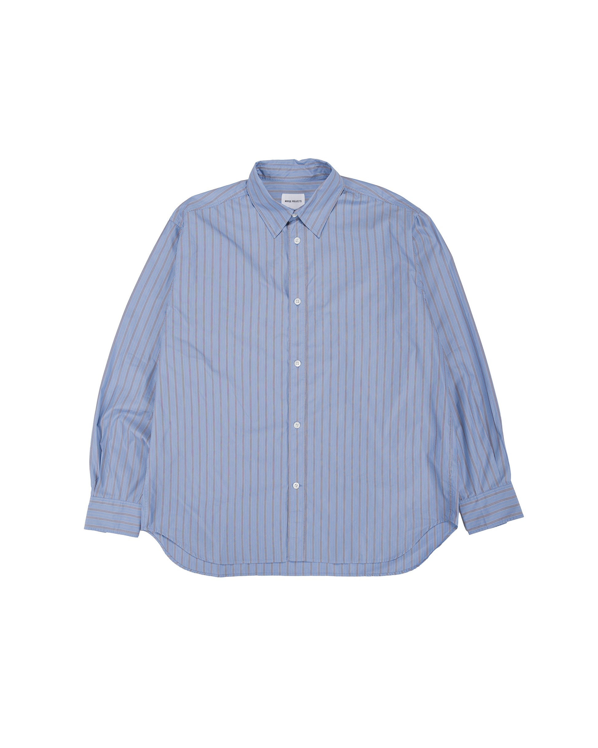 lost & found Norse Projects Norse Projects Espevik Fine Oversize Shirt Bel Air Blue