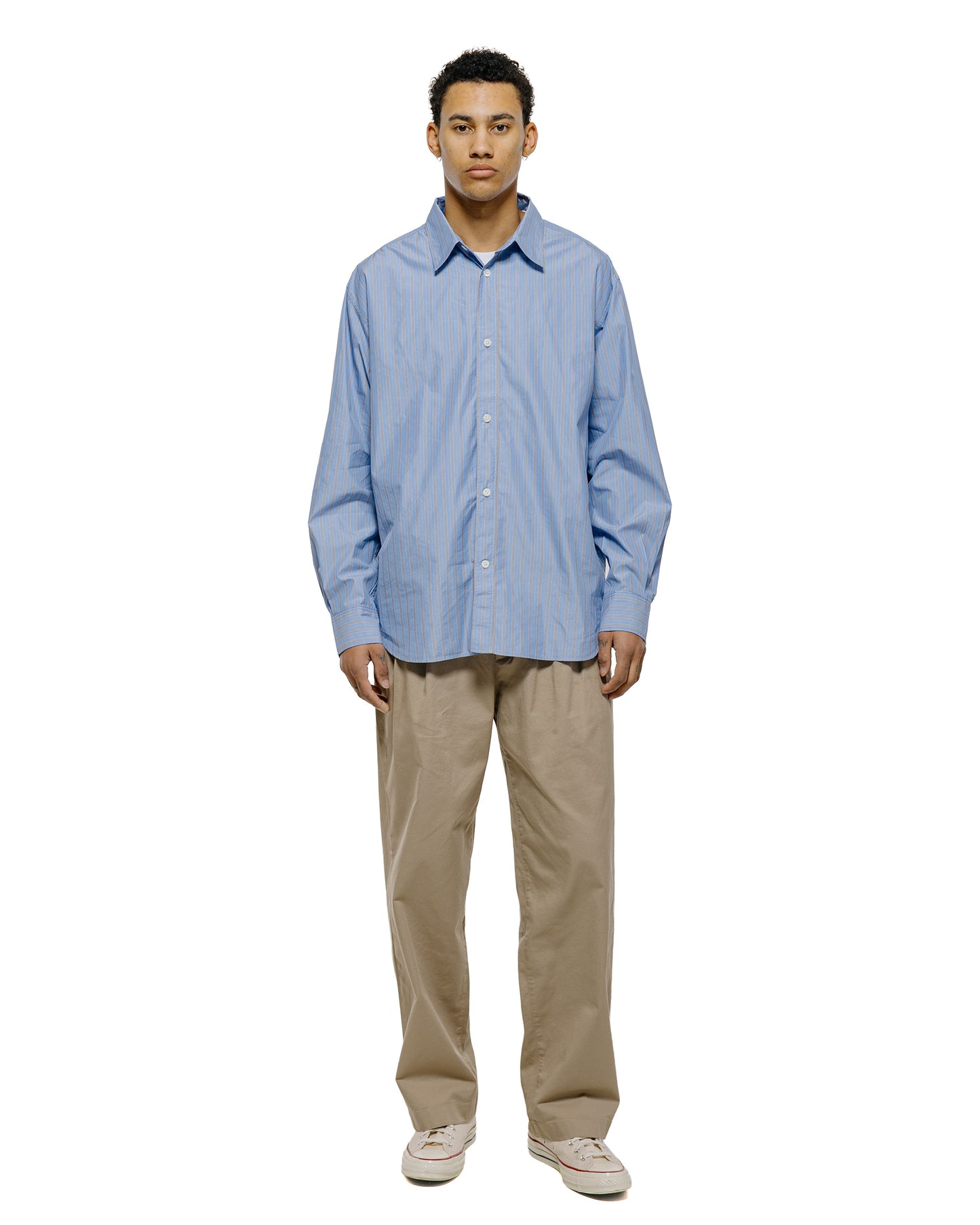 lost & found Norse Projects Norse Projects Espevik Fine Oversize Shirt Bel Air Blue