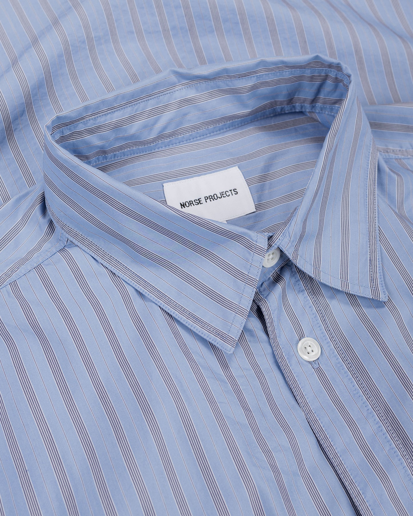 lost & found Norse Projects Norse Projects Espevik Fine Oversize Shirt Bel Air Blue