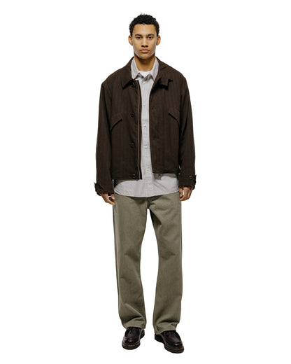 lost & found Norse Projects Norse Projects Espevik Fine Oversize Shirt Walnut