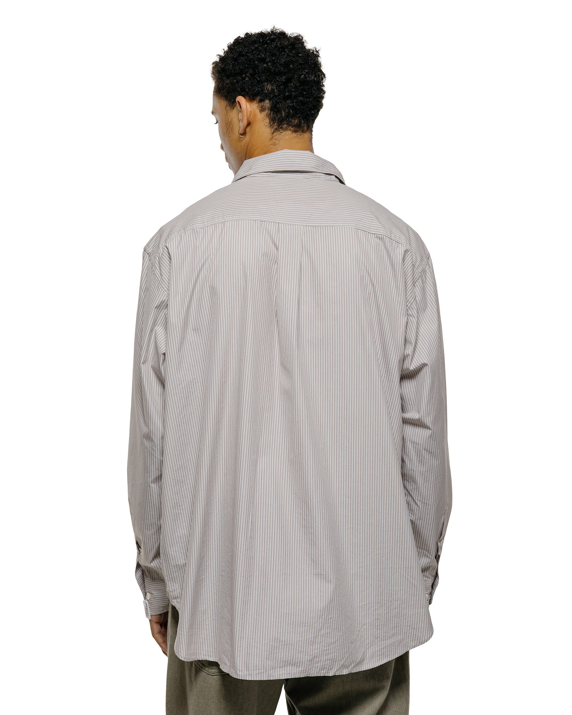 lost & found Norse Projects Norse Projects Espevik Fine Oversize Shirt Walnut